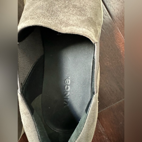 Vince slip on shoes in grey suede - Picture 2 of 3